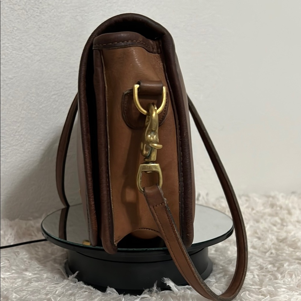 Coach Brown Leather Crossbody Bag - Picture 3 of 13